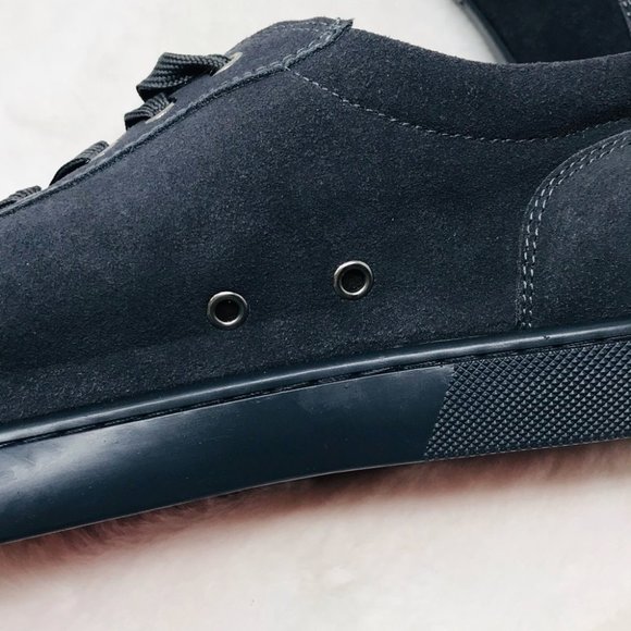 Suede & Spike Toe Fashion Sneakers, Cement - 46 - Picture 7 of 9